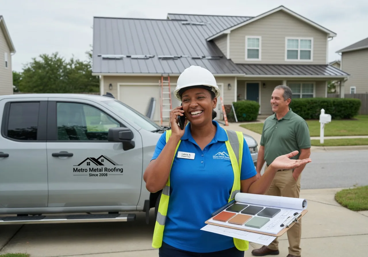 Storm Damage Metal Roof Repair in Marble Rock, IA